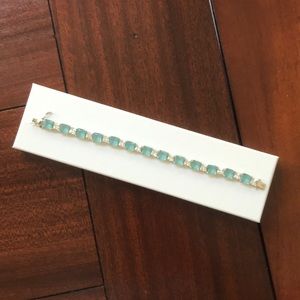 Vintage Sterling Silver Rhinestone Bracelet